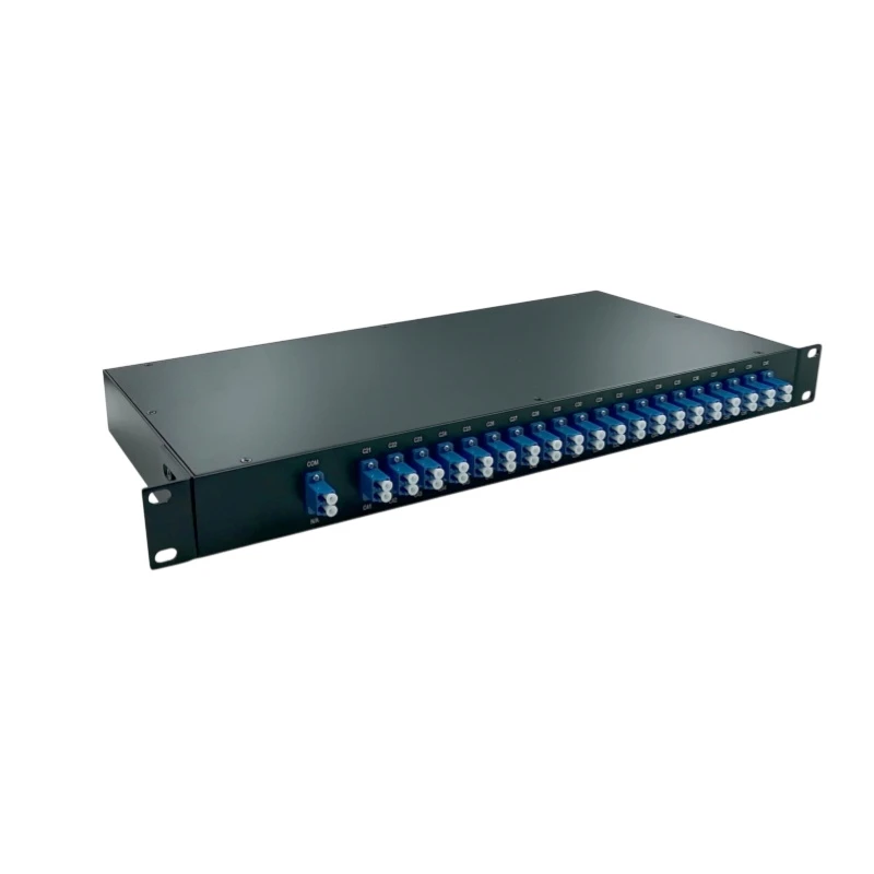 40 Channels Athermal AWG DWDM Mux Demux 100Ghz C21~C60 1U Rack Mount LC/UPC