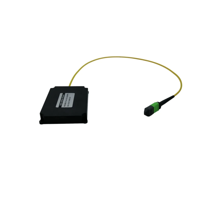 1x2 1310/1550nm Fiber Optic Splitter Module 3.0mm Round Cable Elite MPO/APC Male
