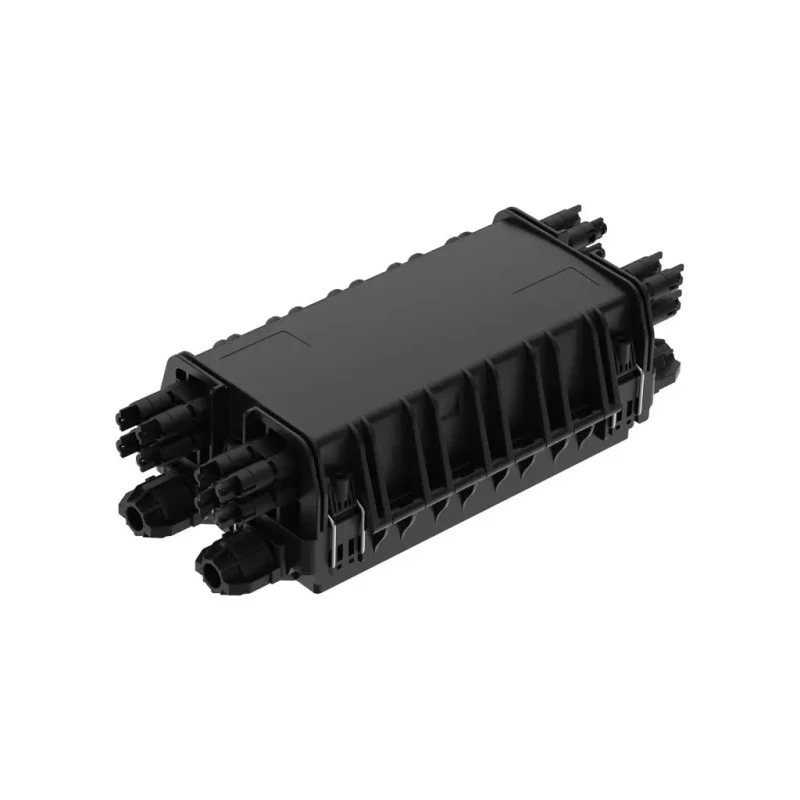 144 Core Horizontal Fiber Optic Splice Closure Mechanical Sealing 2 In 2 Out