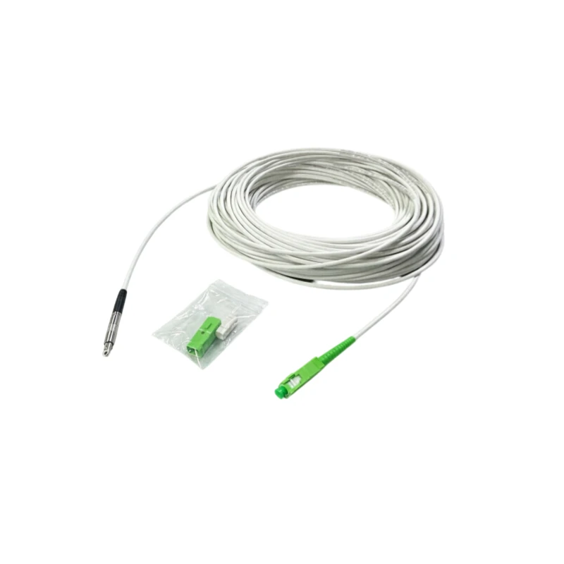 Pre Connectorized Bullet Flexible MTC-SC APC Pullable FTTH Drop Patch Cable 30M