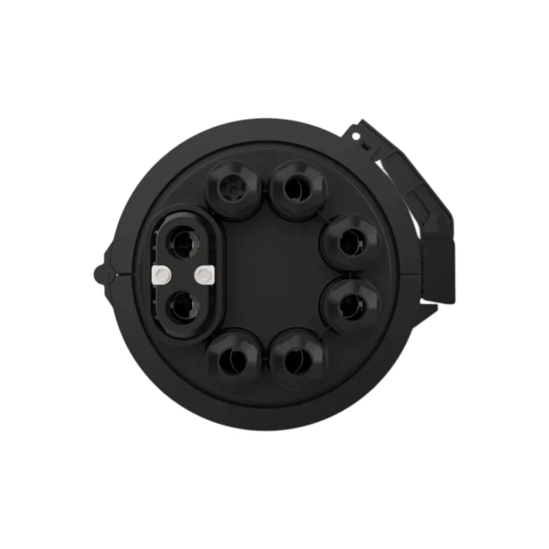 288 Core Dome Type Fiber Optic Splice Closure Mechanical Sealing 1 Oval+6 Round Ports