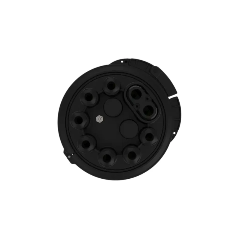 648F Mechanical Dome Fiber Optic Splice Enclosure 1 Oval+7 Round Ports