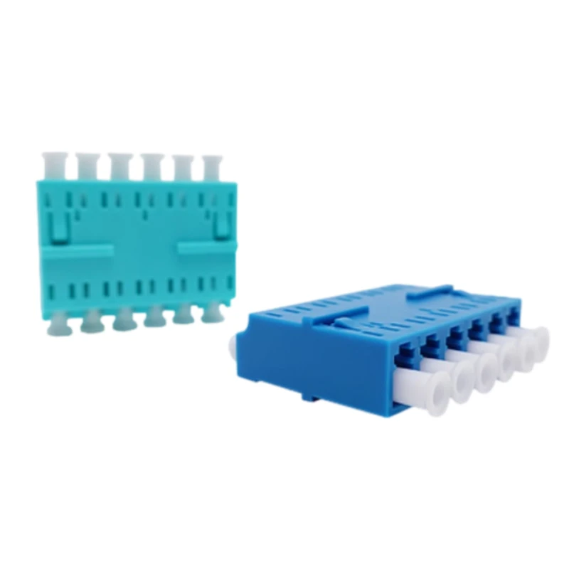 6 Ports High Density LC Fiber Optic Adapter
