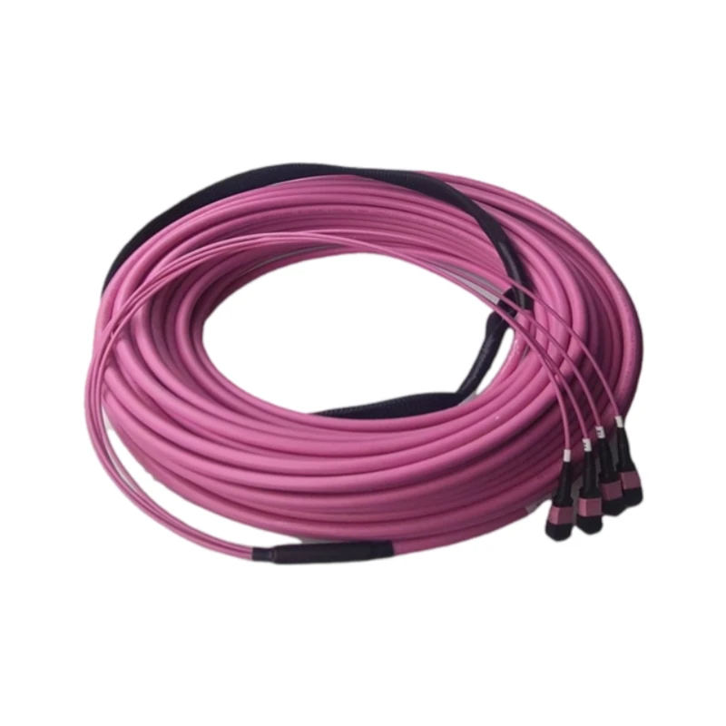 MPO Trunk Cable OM4 72 Fiber 4x MPO-12 UPC Female-to 4x MPO-12 UPC ...